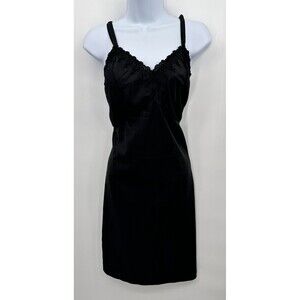 Vintage Sears  Lingerie Slip Dress Lace Cottagecore Made in USA Size M or  36/ M
